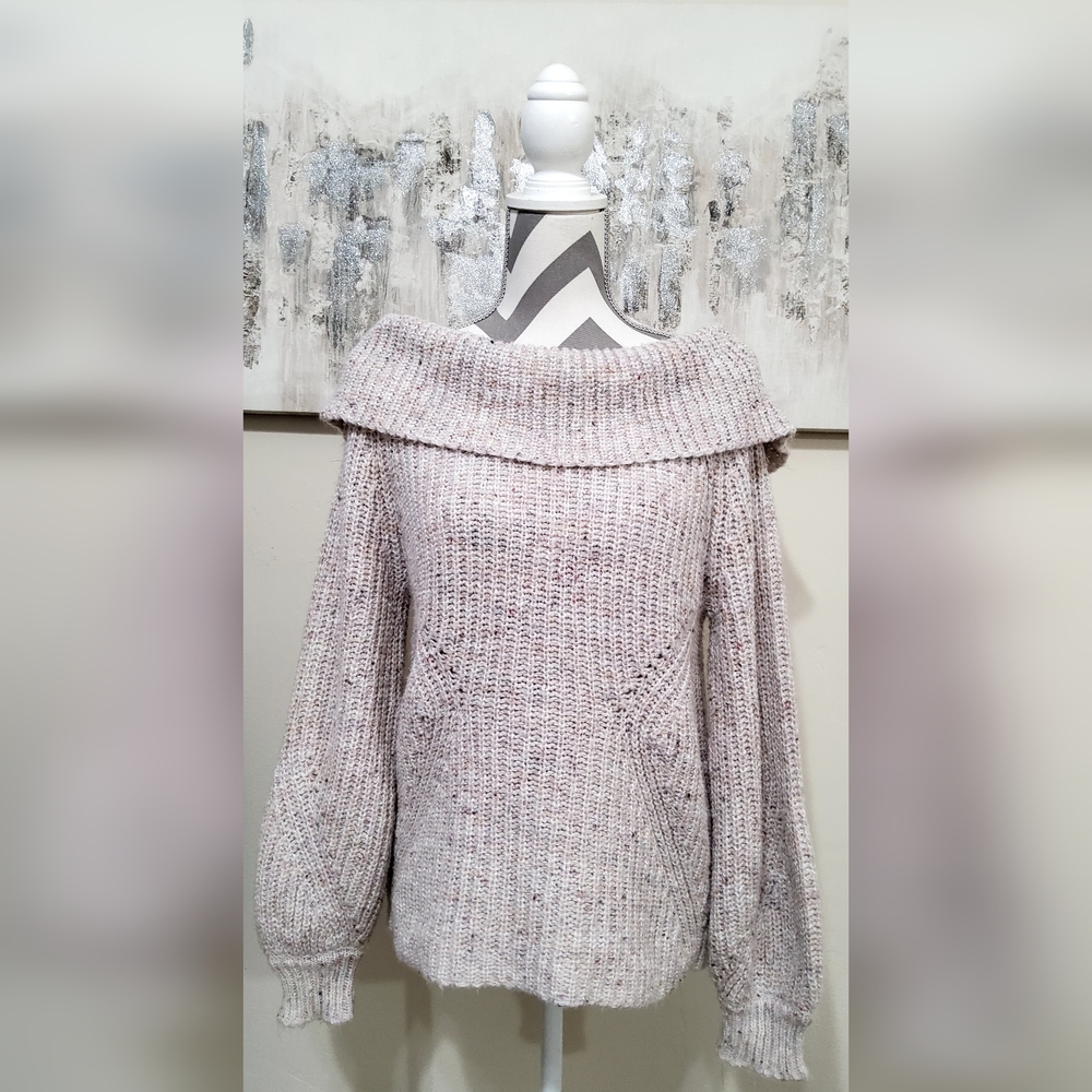 American Rag Cream Off-the-Shoulder Sweater